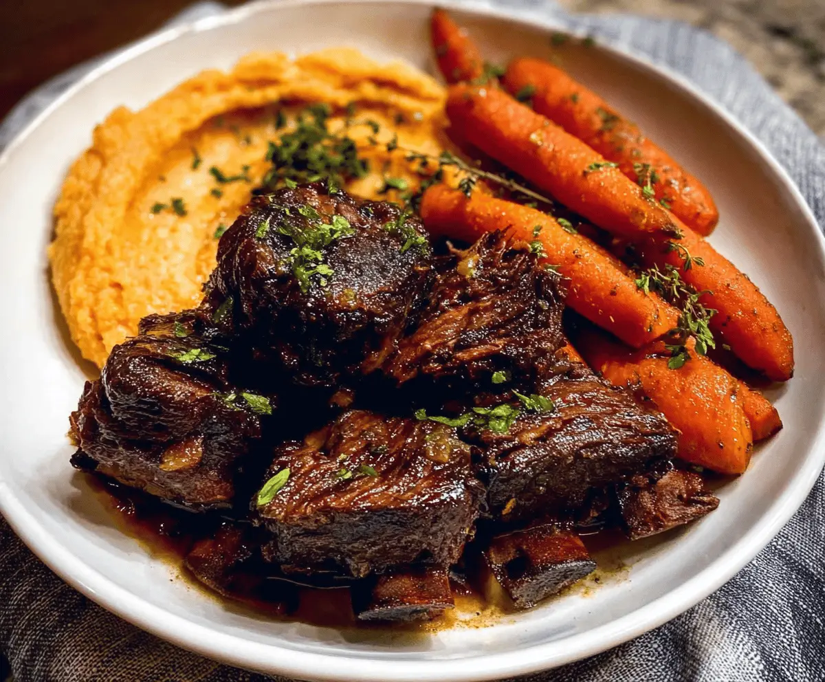 Super Tender Slow Cooker Beef Short Ribs Recipe