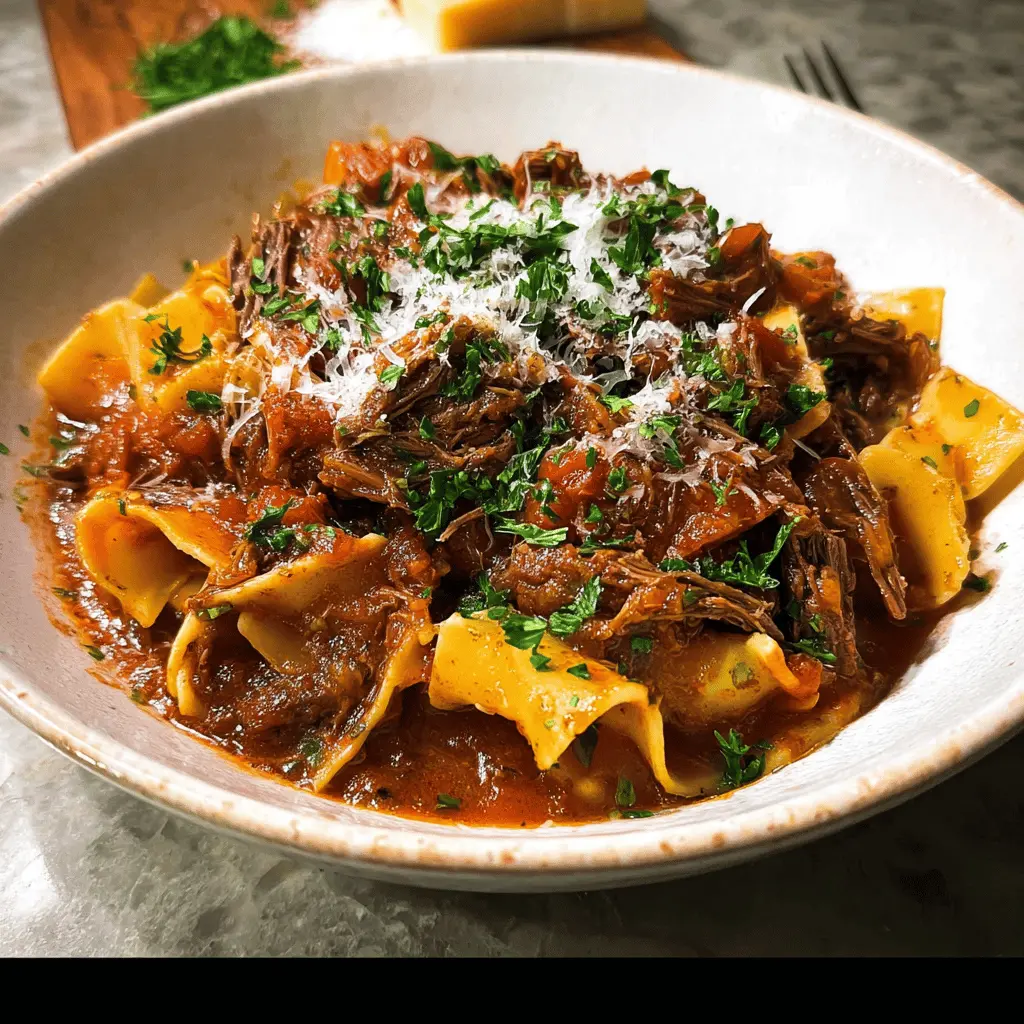 Slow Cooker Beef Ragu Recipe for Easy Weeknight Dinners