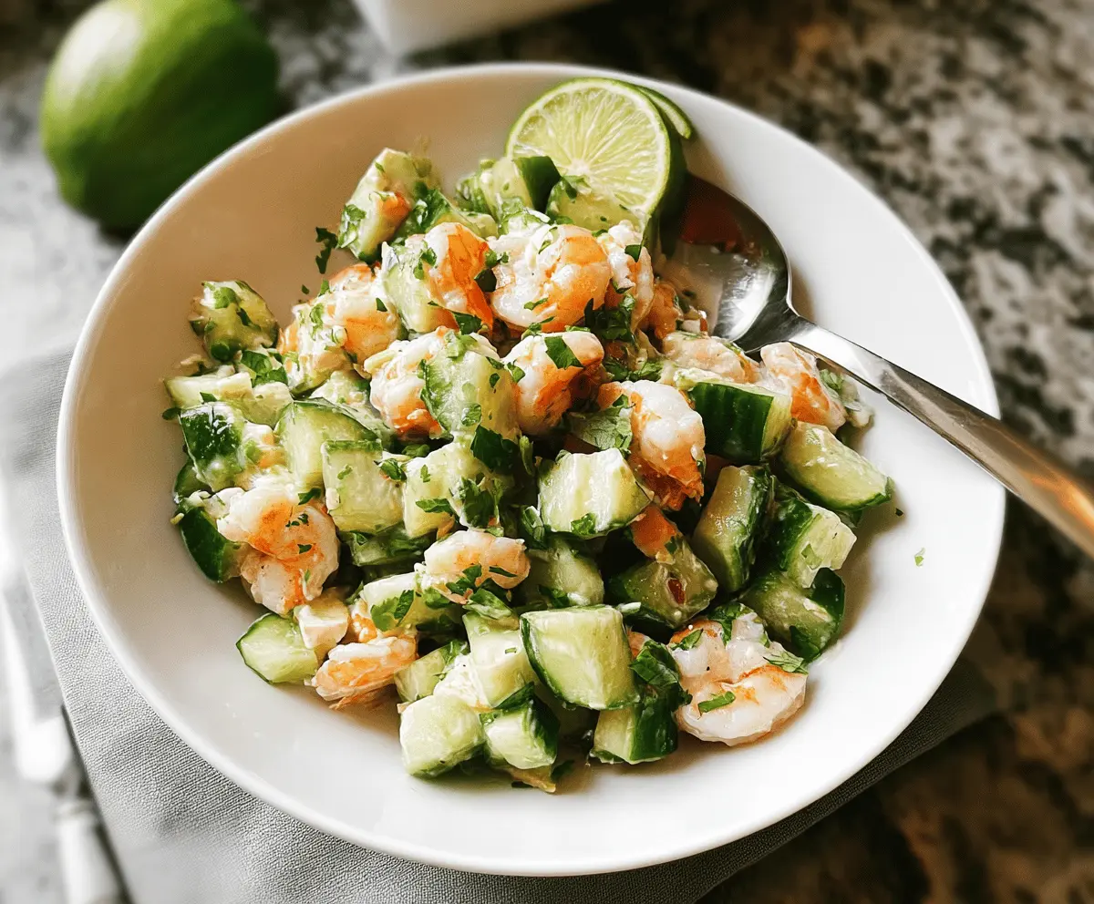 Refreshing Cucumber Shrimp Salad Recipe