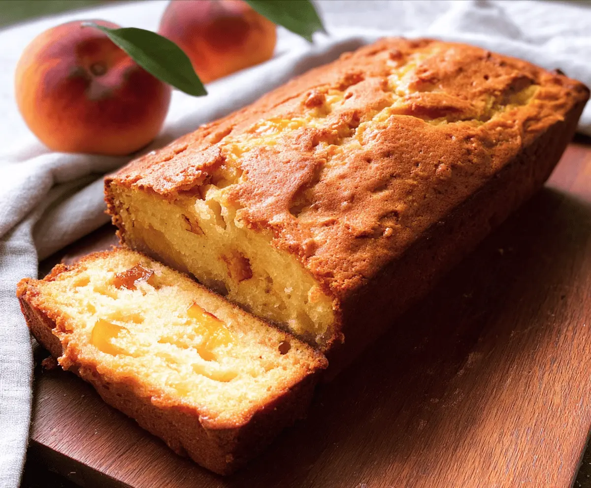 Easy Southern Peach Bread Recipe