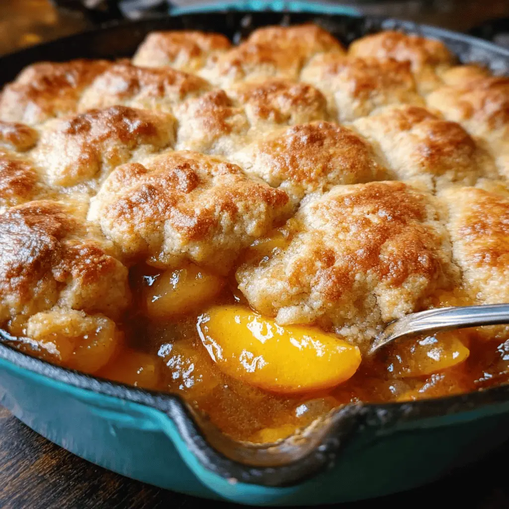 Easy Southern Peach Cobbler Recipe