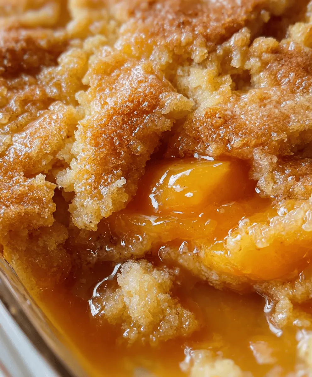 Easy Tennessee Peach Pudding Recipe