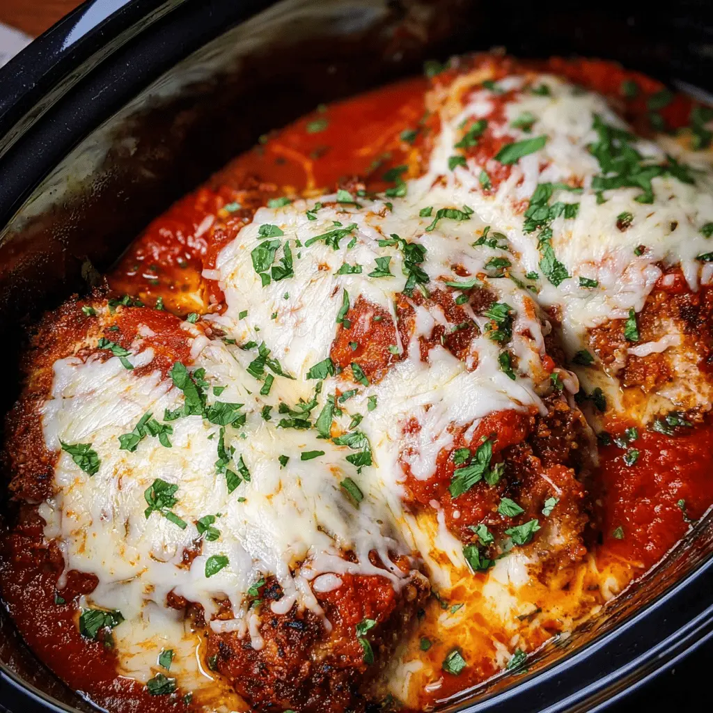 Easy Crock-Pot Chicken Parmesan Recipe