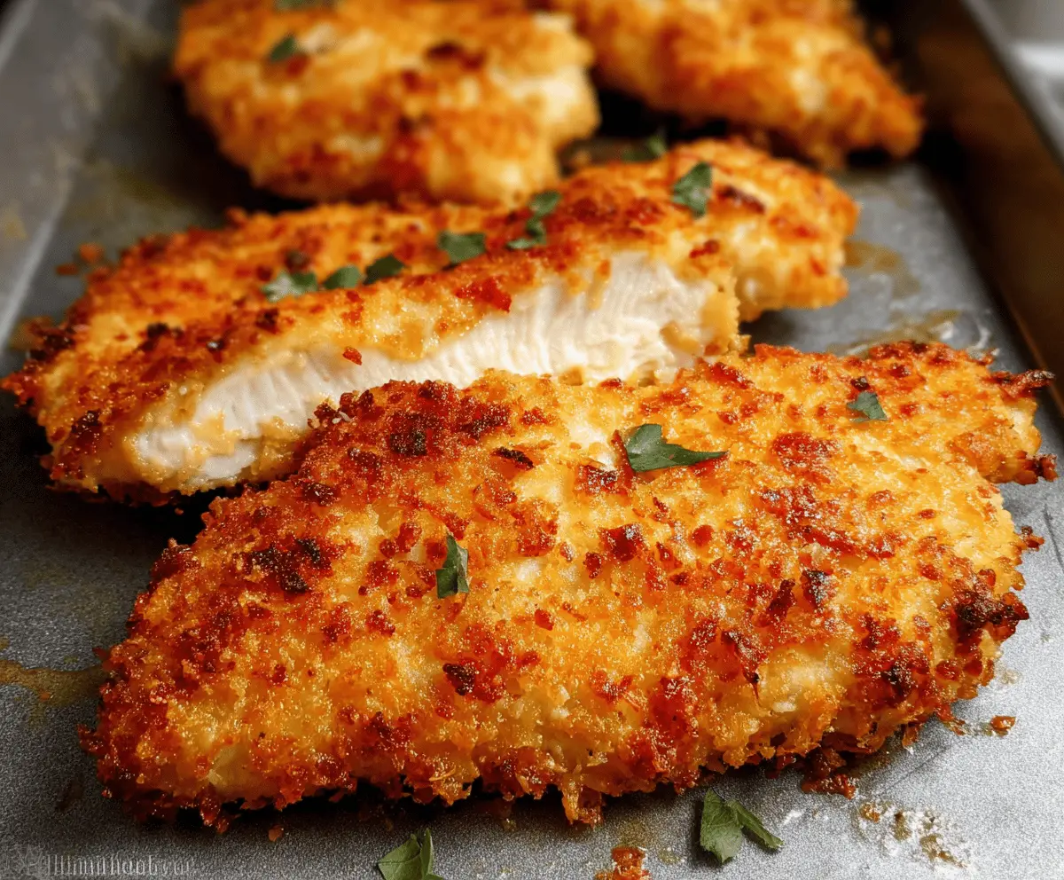 Crispy Parmesan Chicken in Air Fryer with Mayo