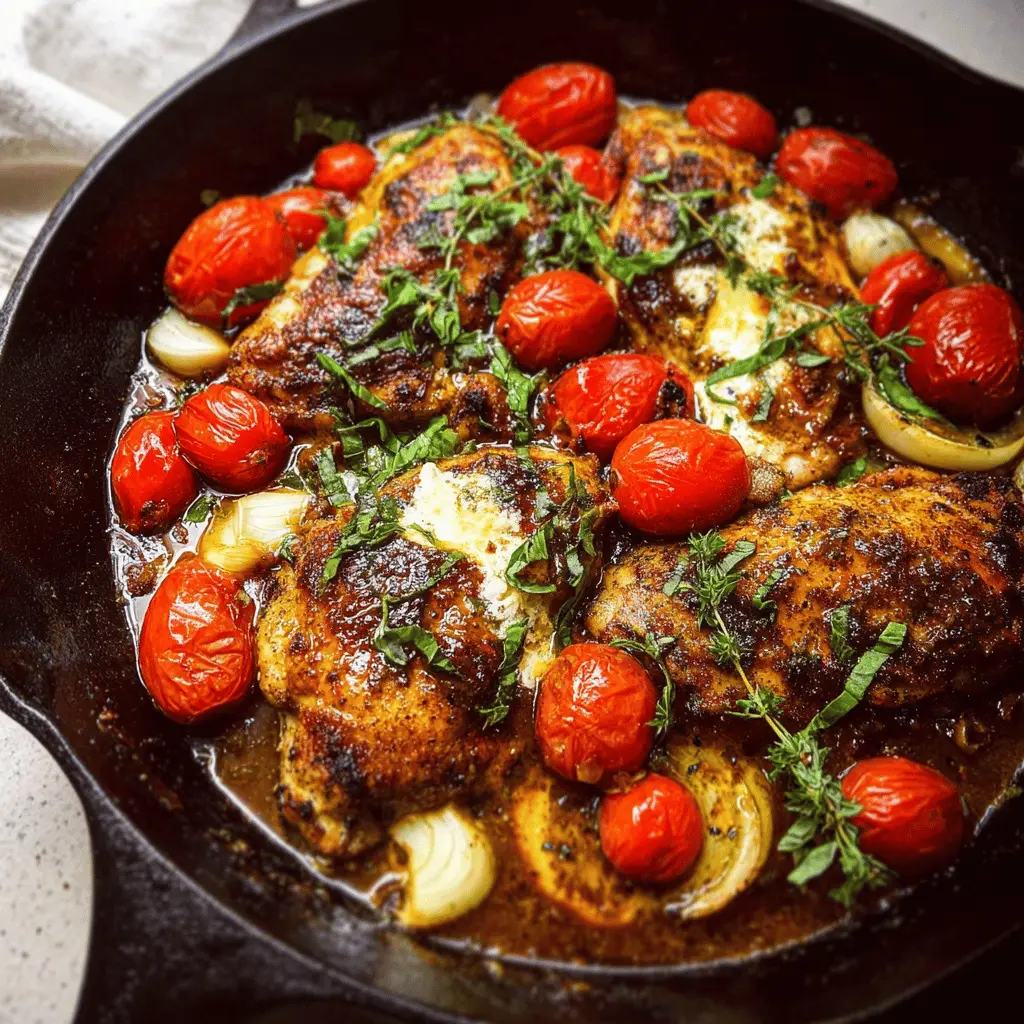Easy One Pan Balsamic Chicken Dinner