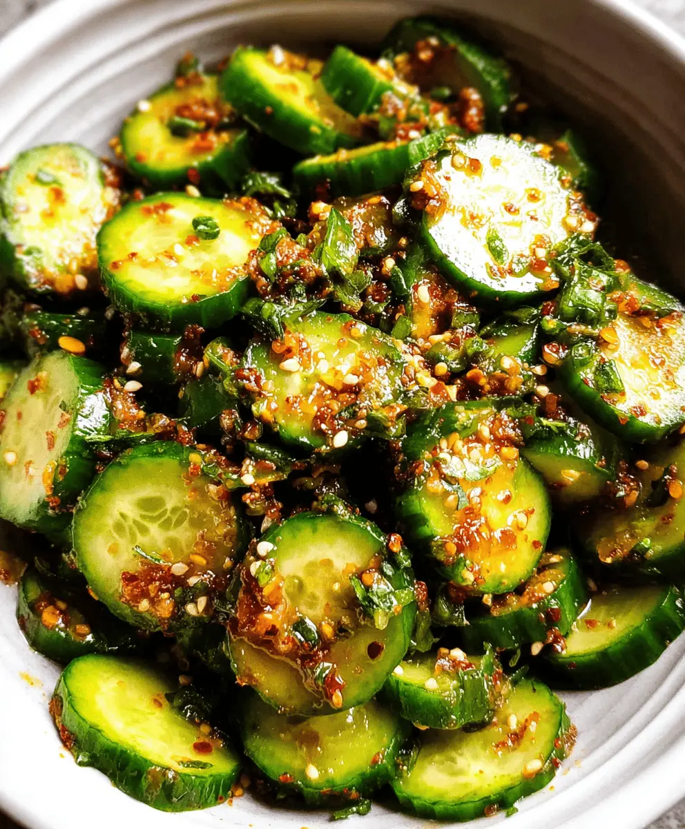 Easy Spicy Cucumber Salad Recipe