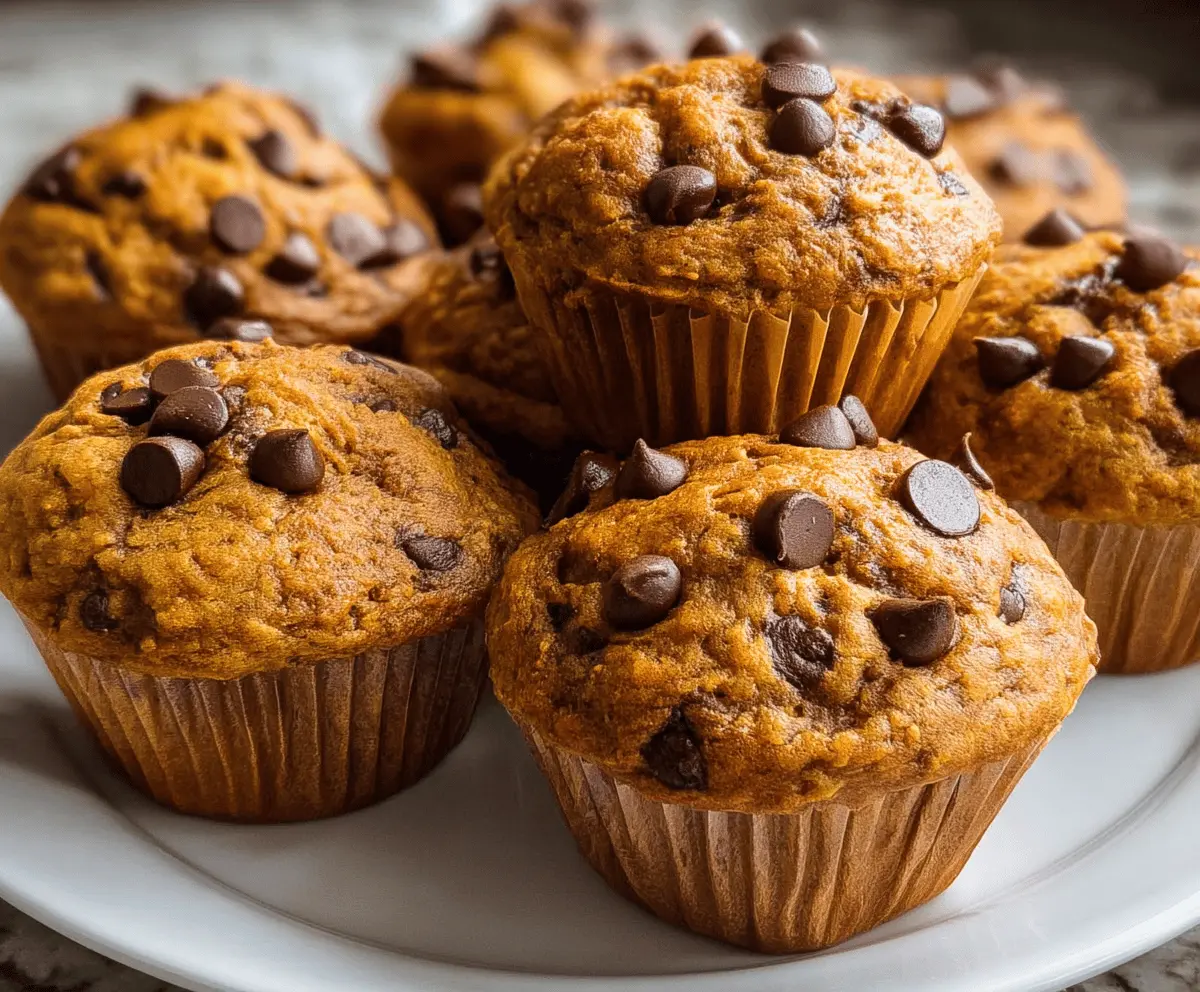 Moist Pumpkin Chocolate Chip Muffins Recipe