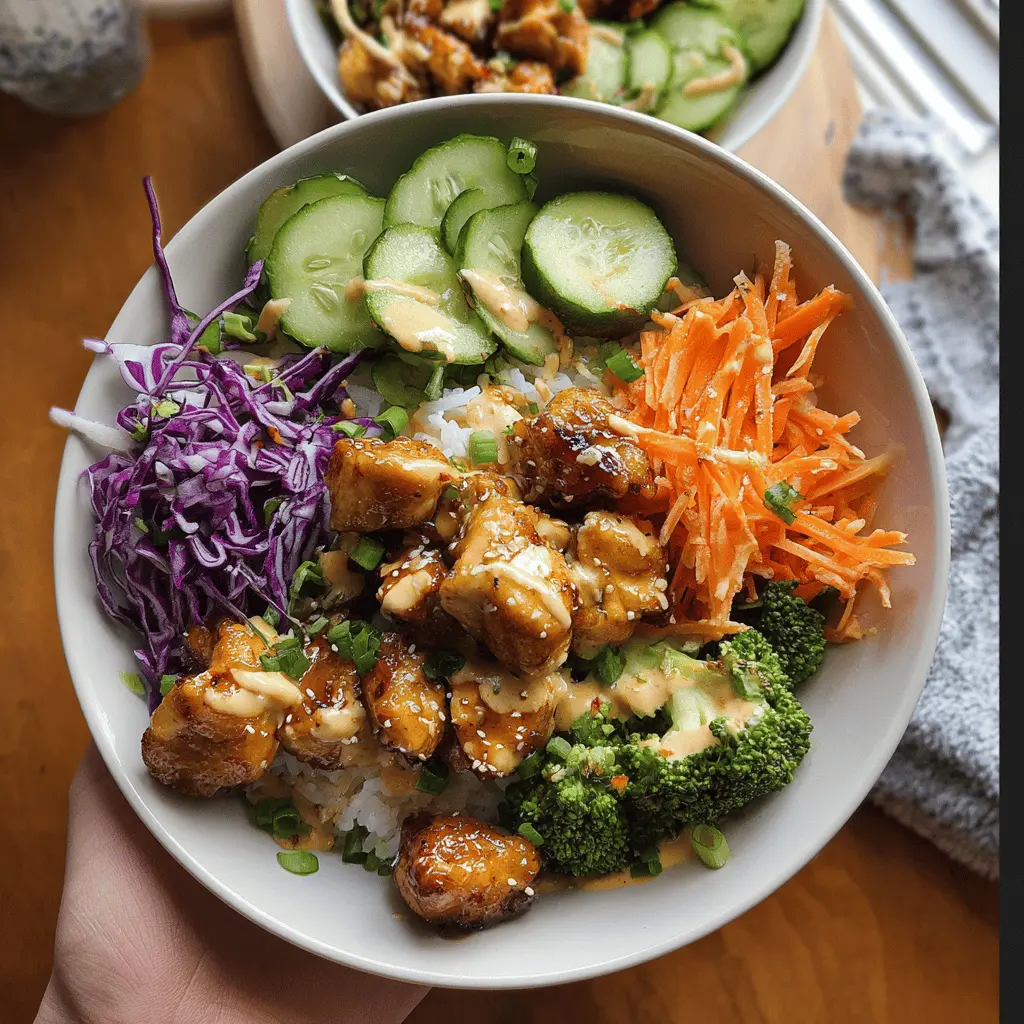 Easy Bang Bang Chicken Bowl Recipe