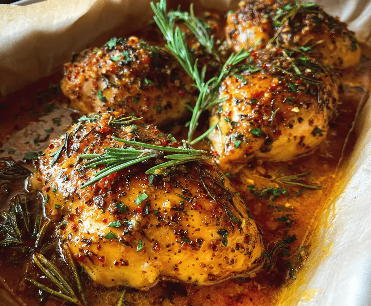 Easy Baked Honey Dijon Chicken Recipe