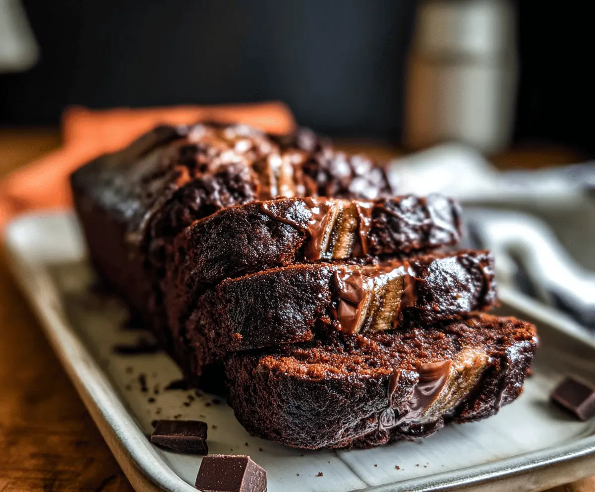 Moist Chocolate Espresso Banana Bread Recipe