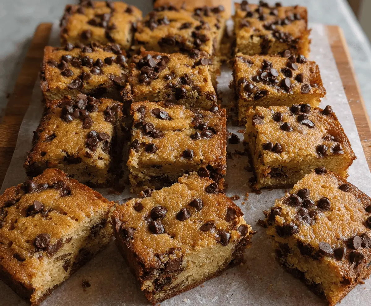 Easy Chocolate Chip Banana Bars Recipe