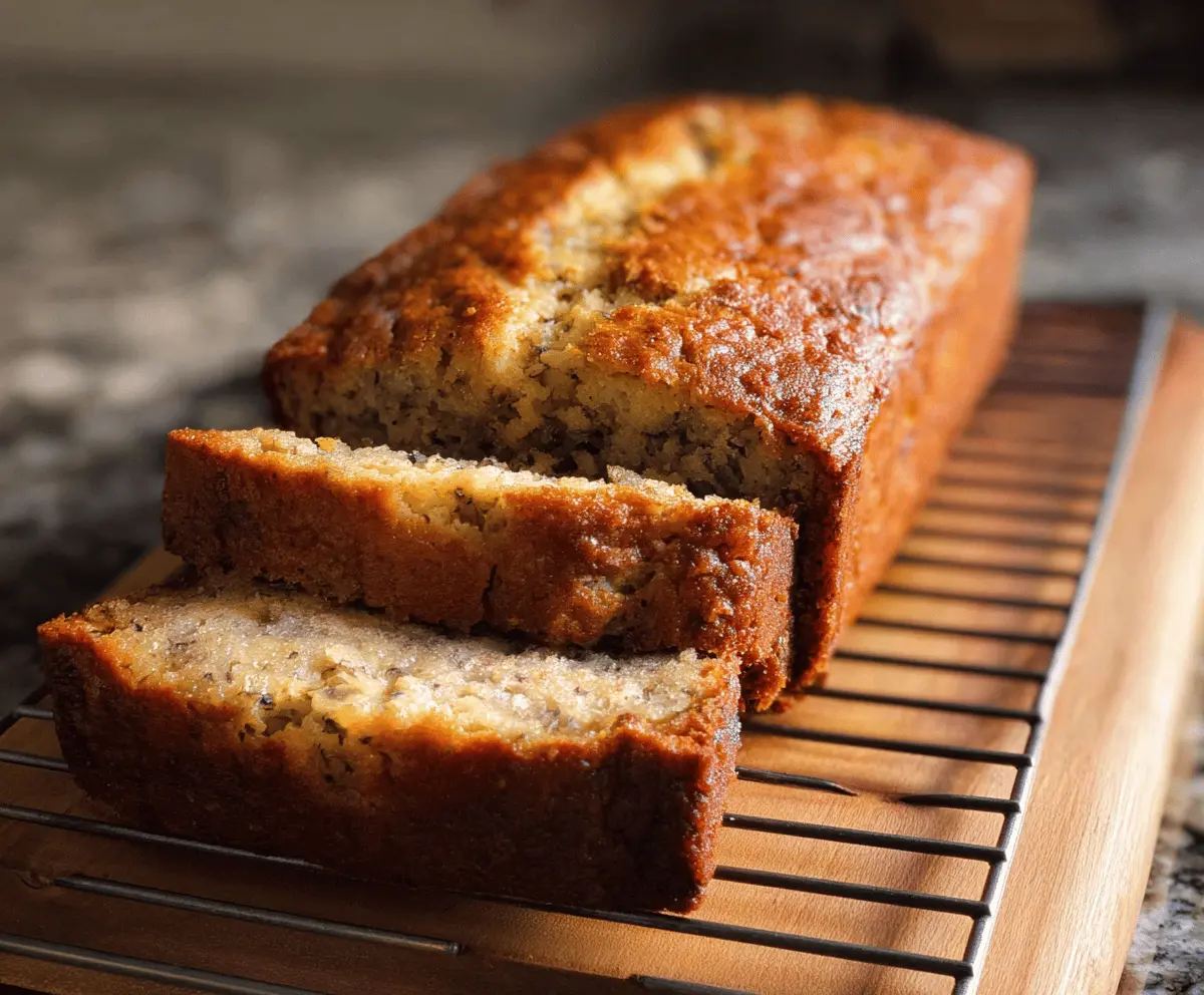 Moist Buttermilk Banana Bread Recipe