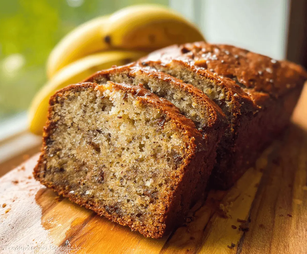 Easy Moist Banana Bread Recipe With Simple Ingredients