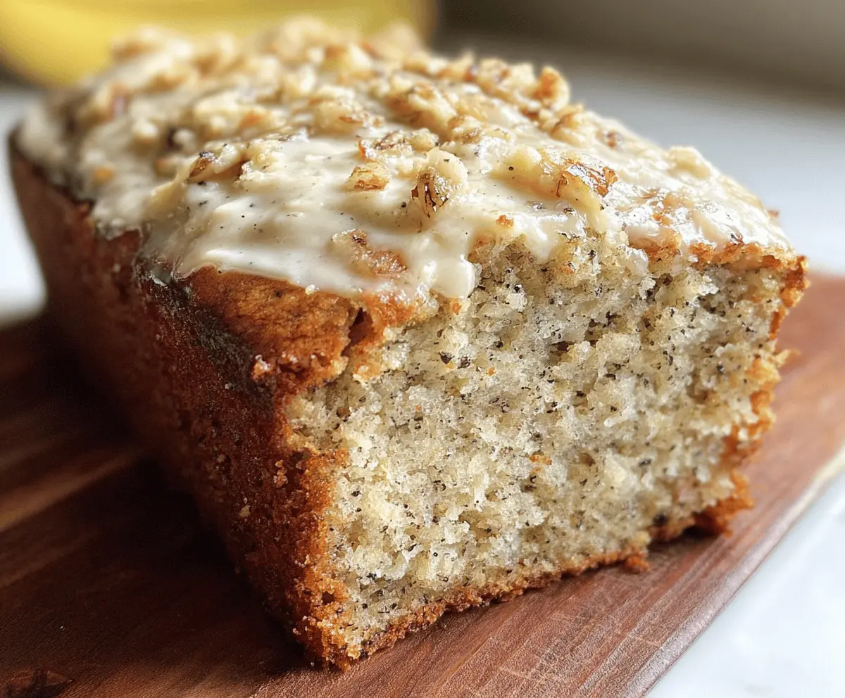 Moist and Easy Banana Bread Cake Recipe