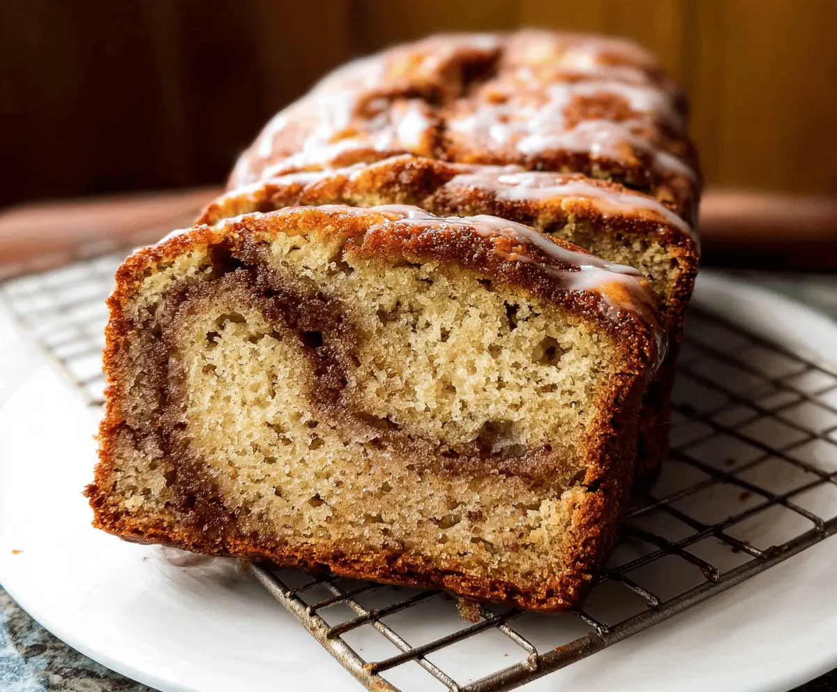 Easy Homemade Cinnamon Swirl Banana Bread Recipe