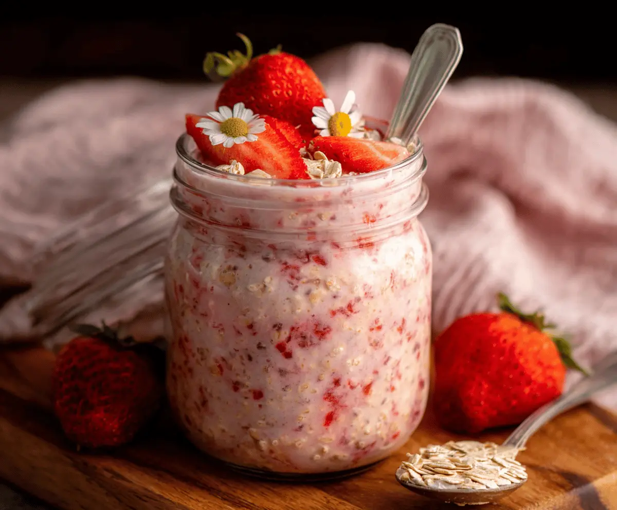 Strawberry Overnight Oats