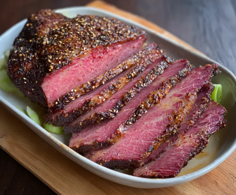 Brown Sugar Dijon Corned Beef Brisket