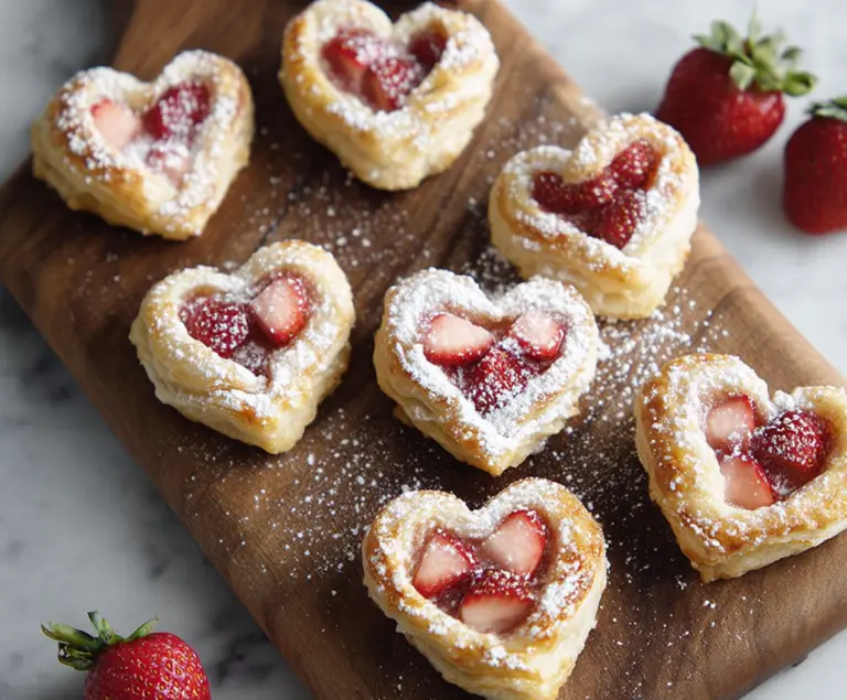 Strawberry Danish Hearts