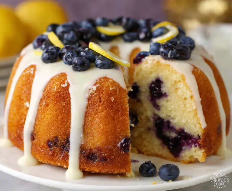 Lemon Blueberry Bundt Cake