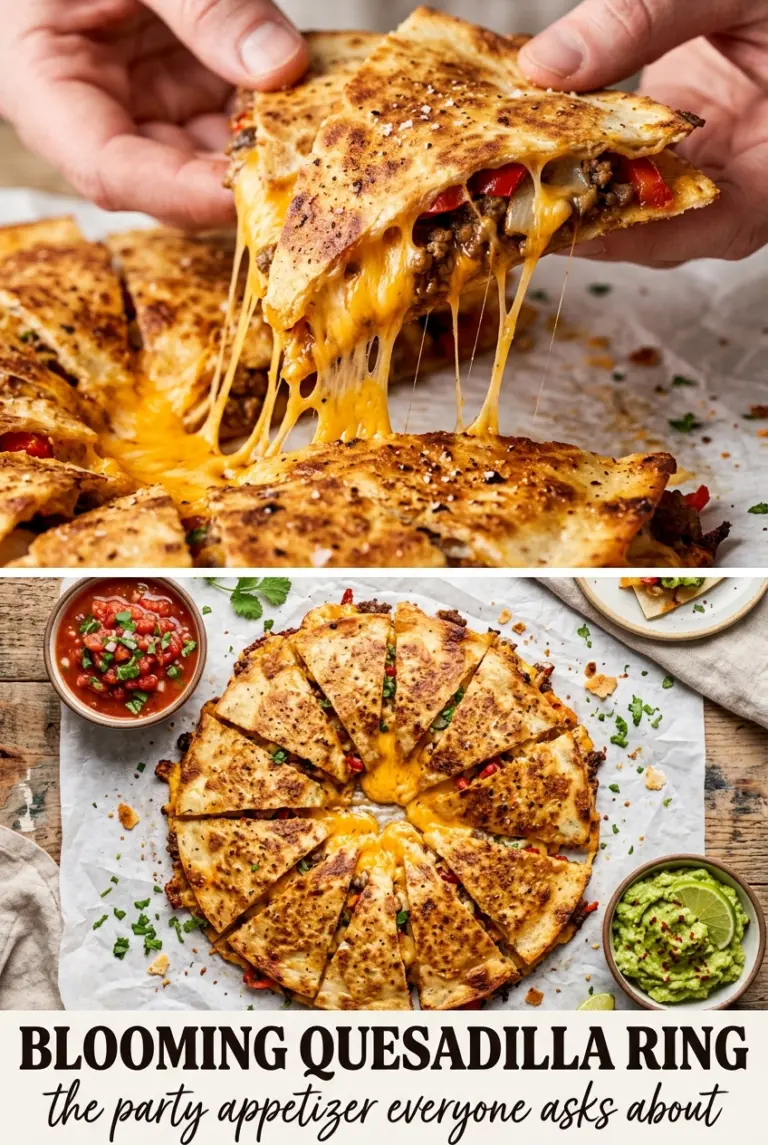 Blooming Quesadilla Ring