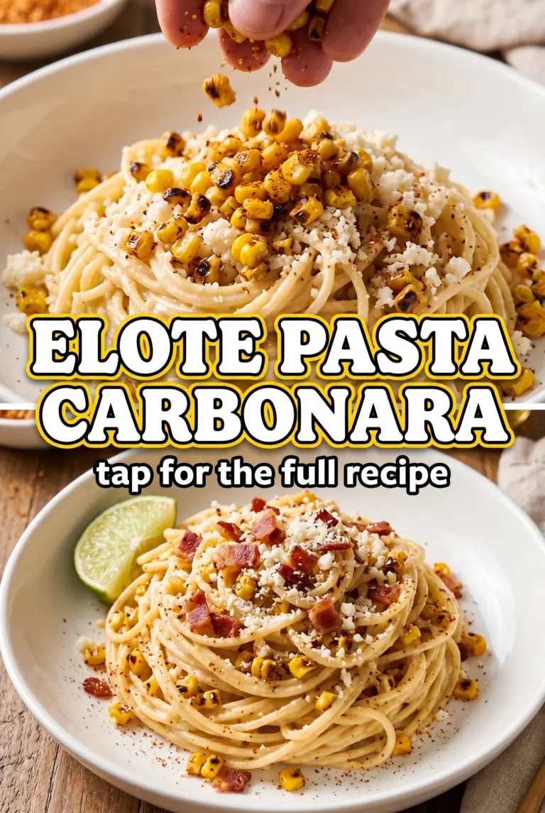 Elote Pasta Carbonara