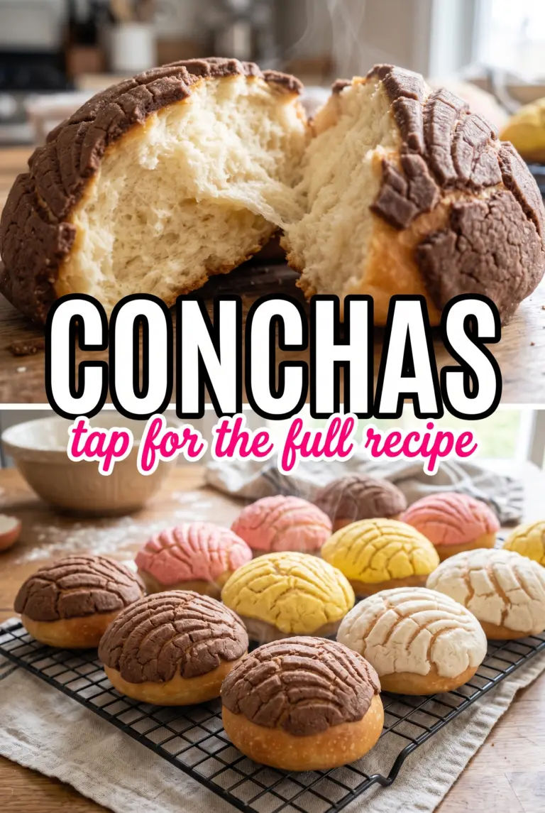 Mexican Sweet Buns (Conchas)