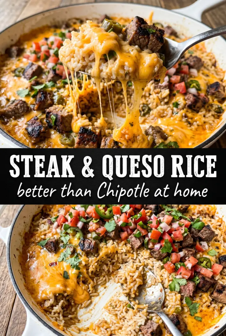 Steak & Queso Rice