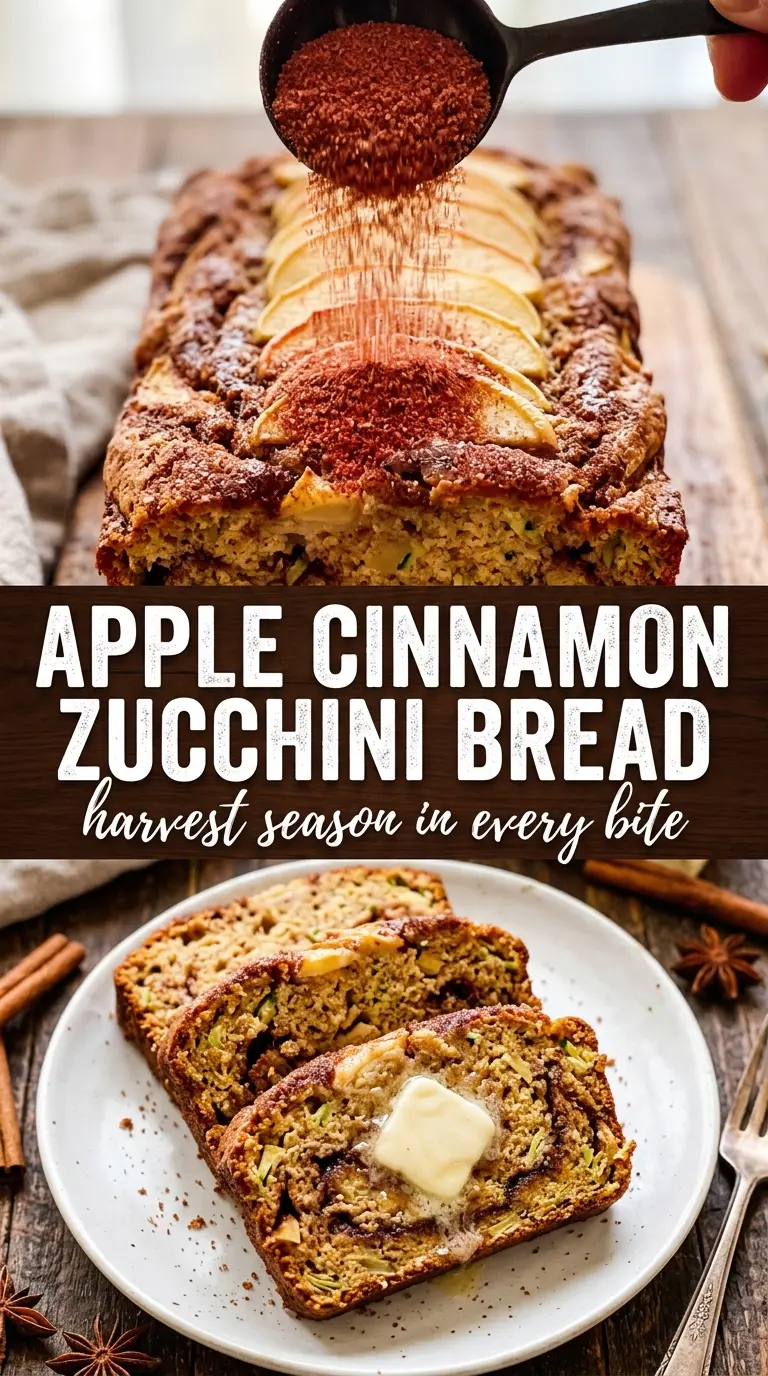 Slice of zucchini bread on a plate