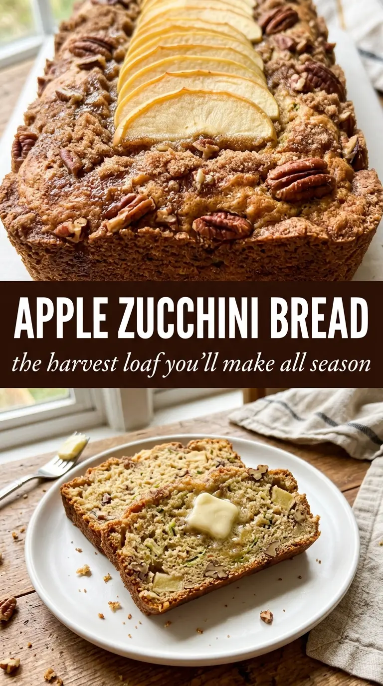Slice of zucchini bread on a plate