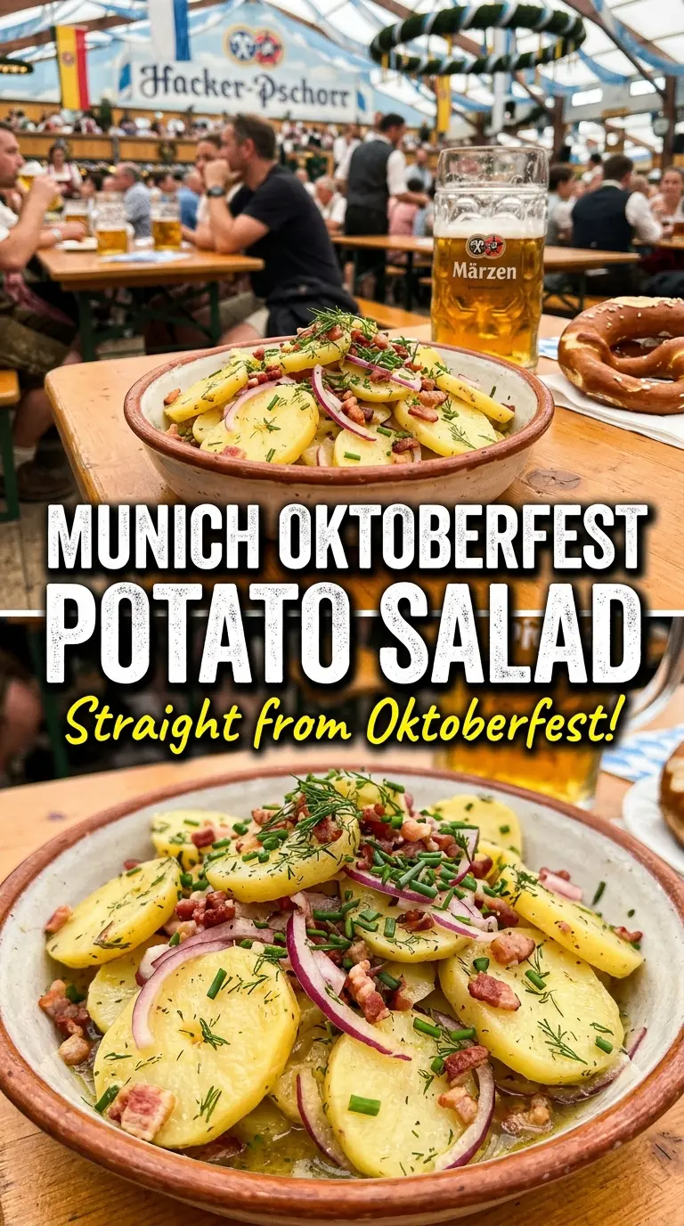 Authentic German Potato Salad warm tangy bacon