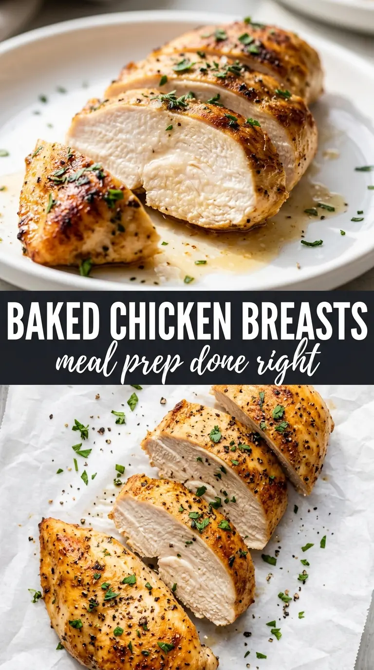 Baked Chicken Breasts juicy herb-crusted