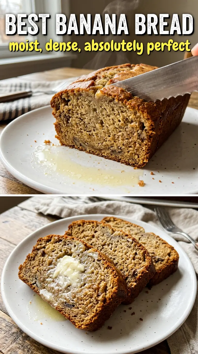 Best Banana Bread moist, golden, classic