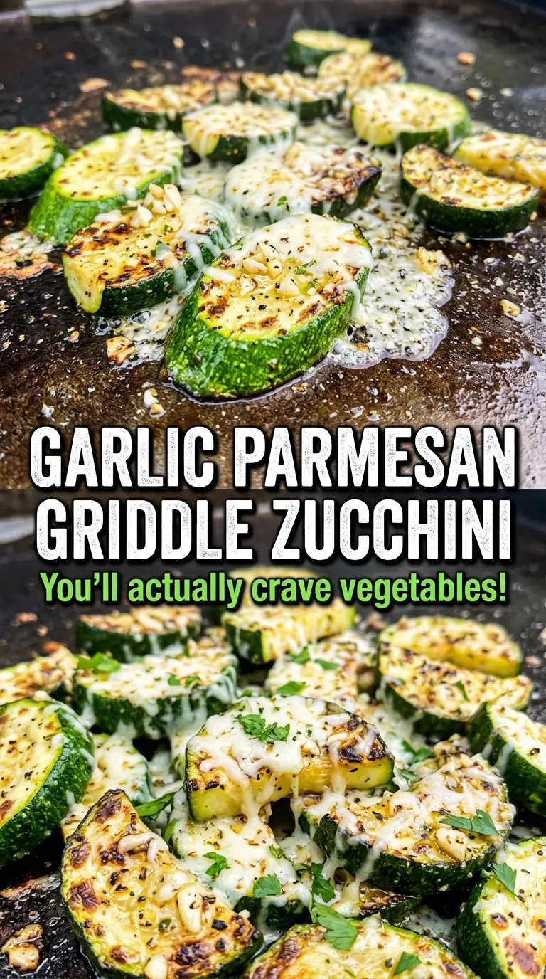 Blackstone griddle zucchini charred Parmesan basil