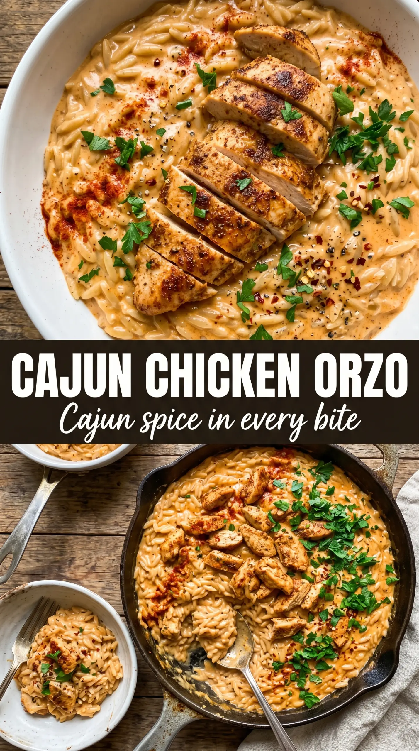 Creamy chicken dish with herbs and sauce