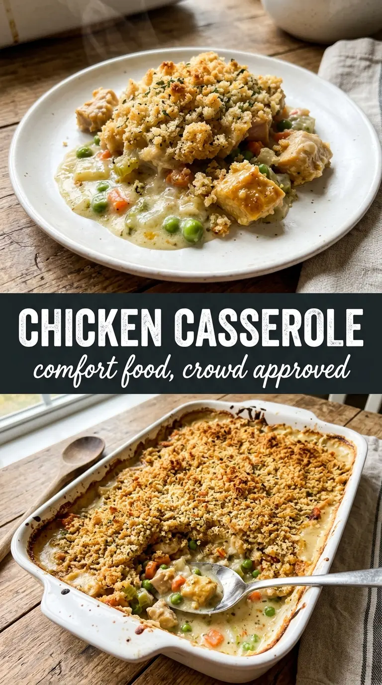 Baked chicken with sauce and herbs