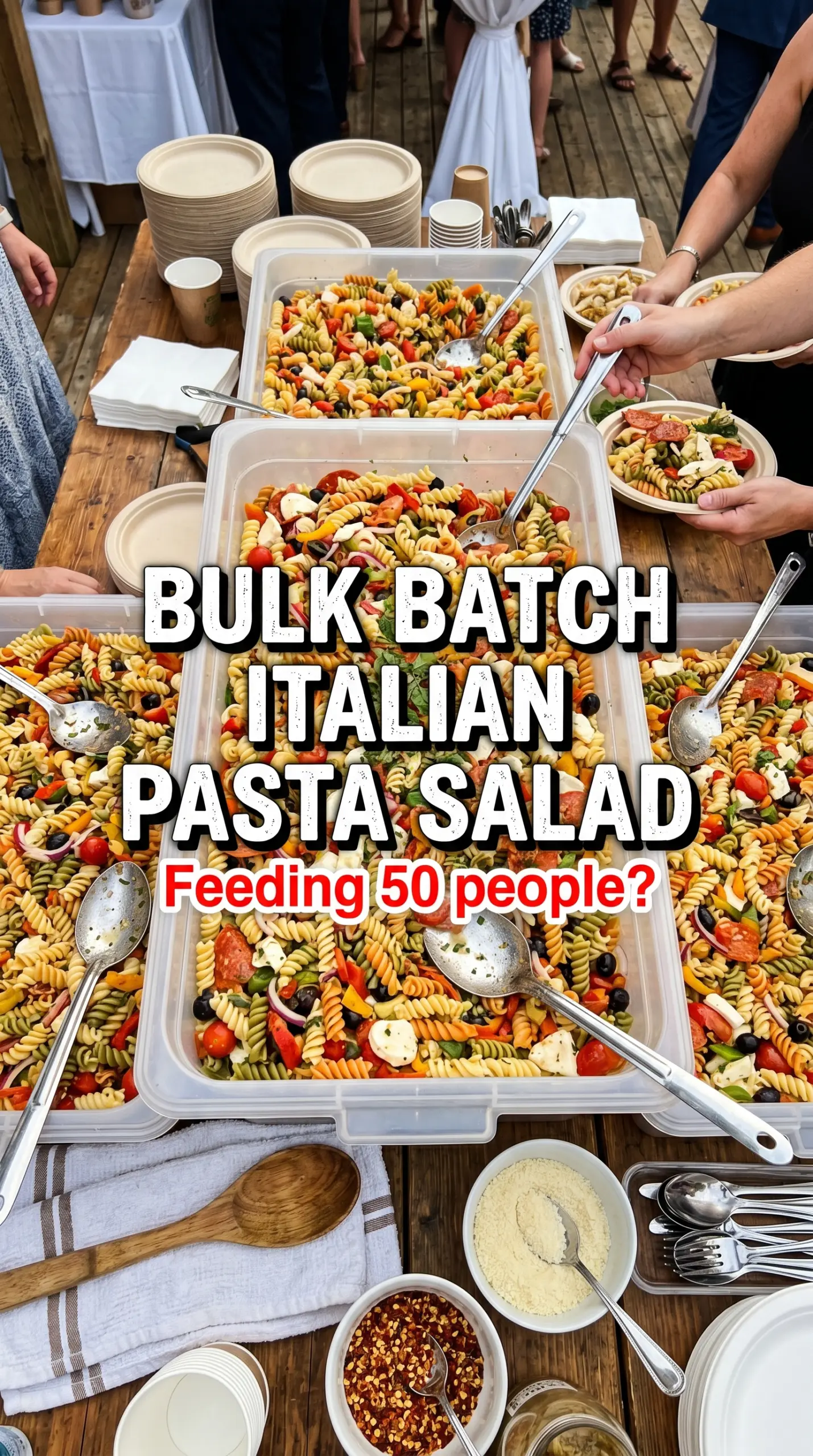 Classic Italian Pasta Salad pepperoni mozzarella colorful