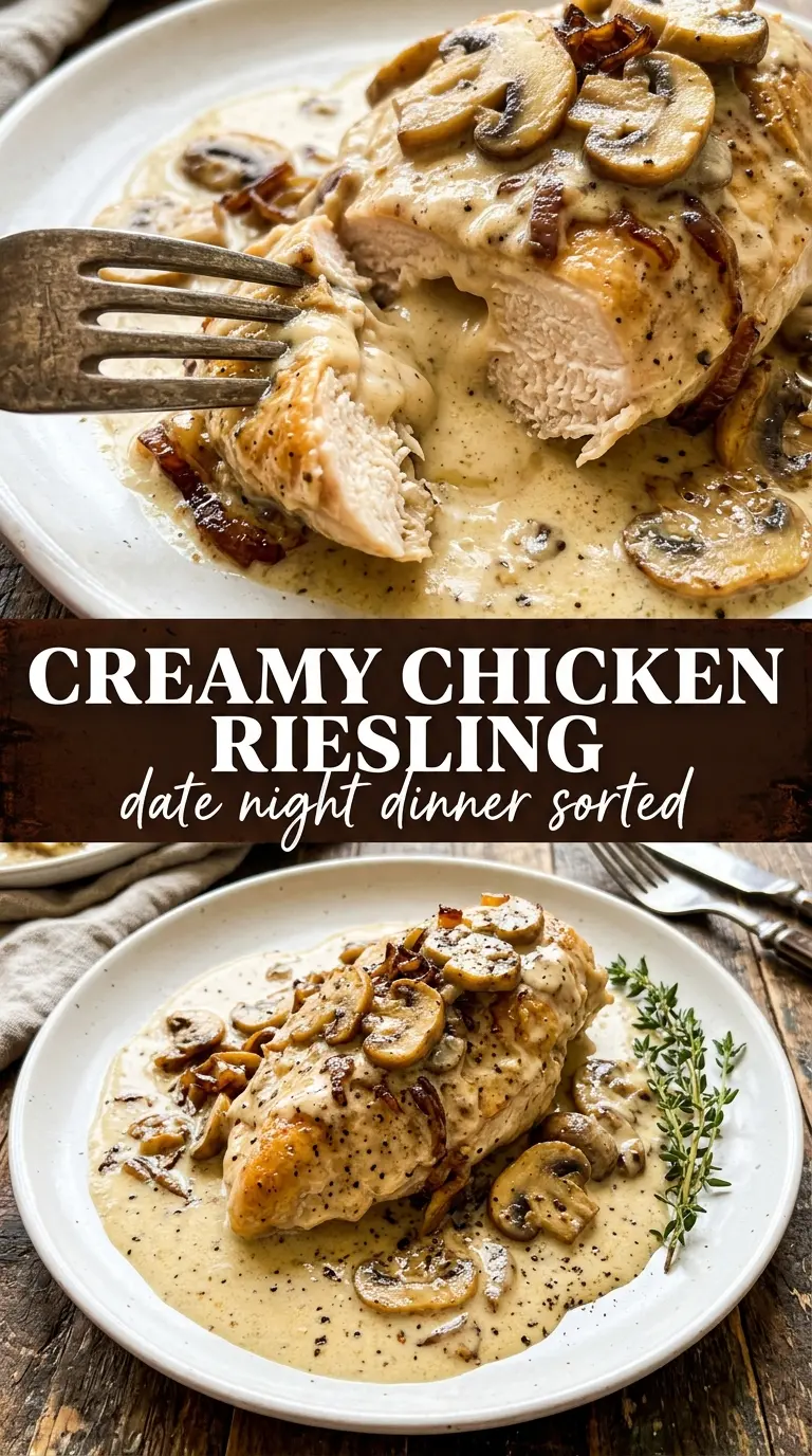 Baked chicken with sauce and herbs