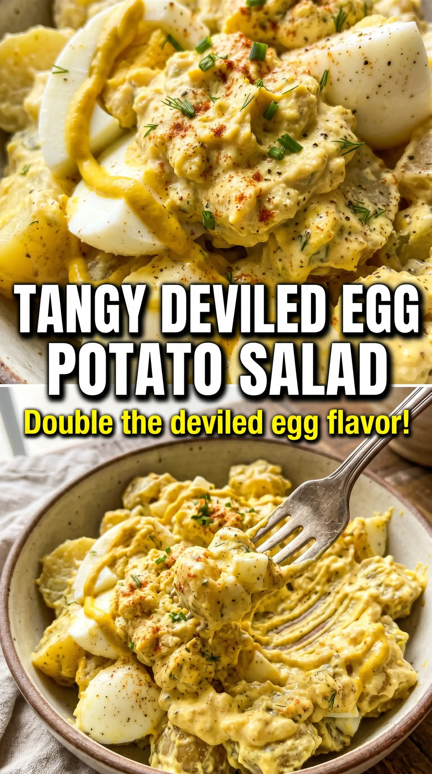 Deviled egg potato salad creamy paprika
