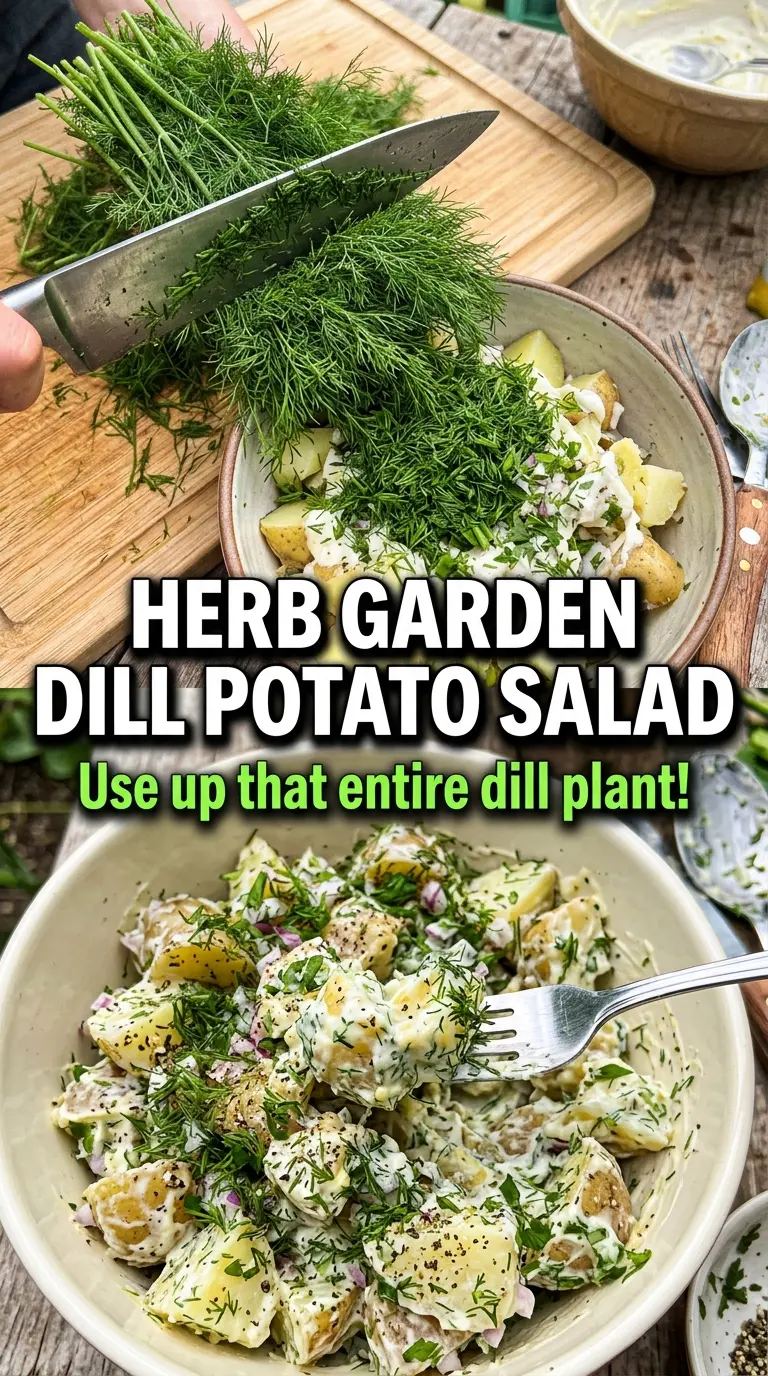 Dill Potato Salad with Mustard Buttermilk Dressing creamy tangy herbs