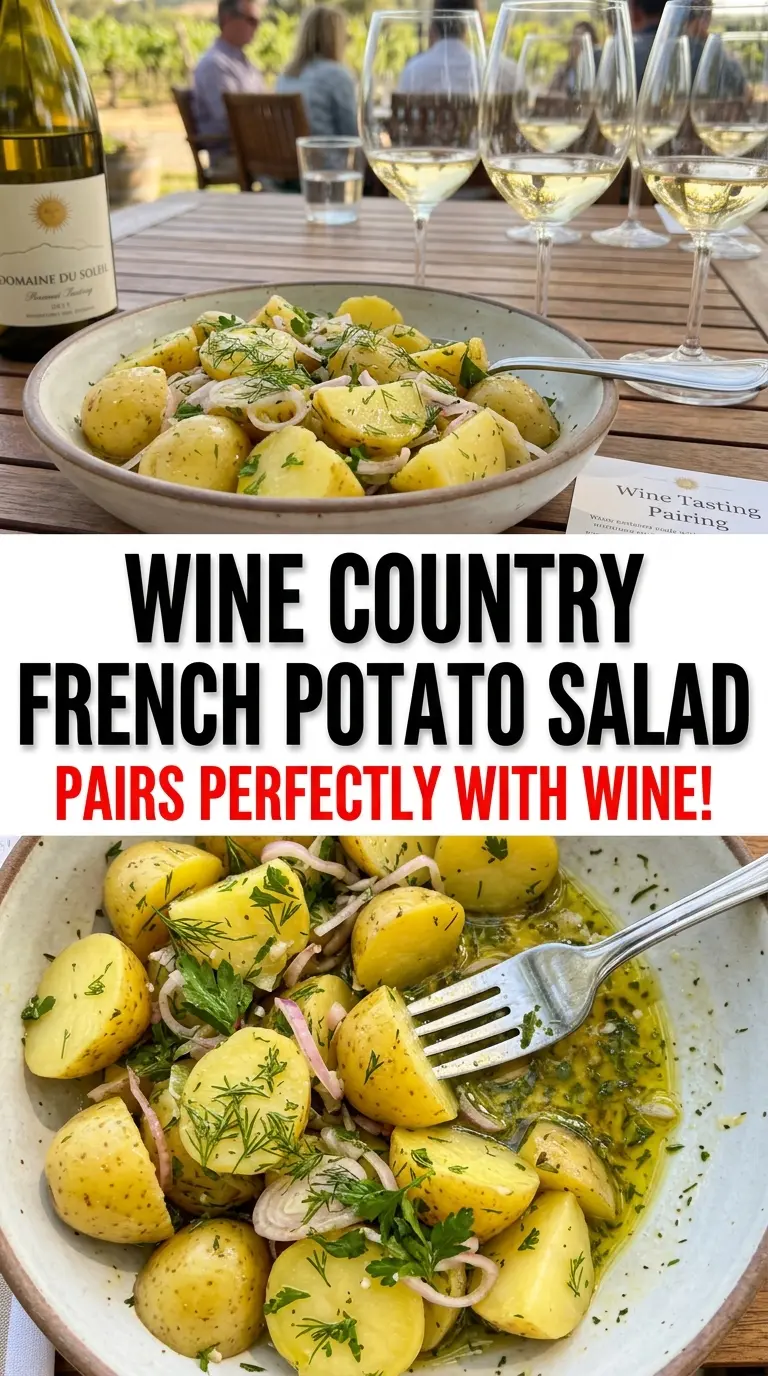 French Potato Salad bright herbs white wine