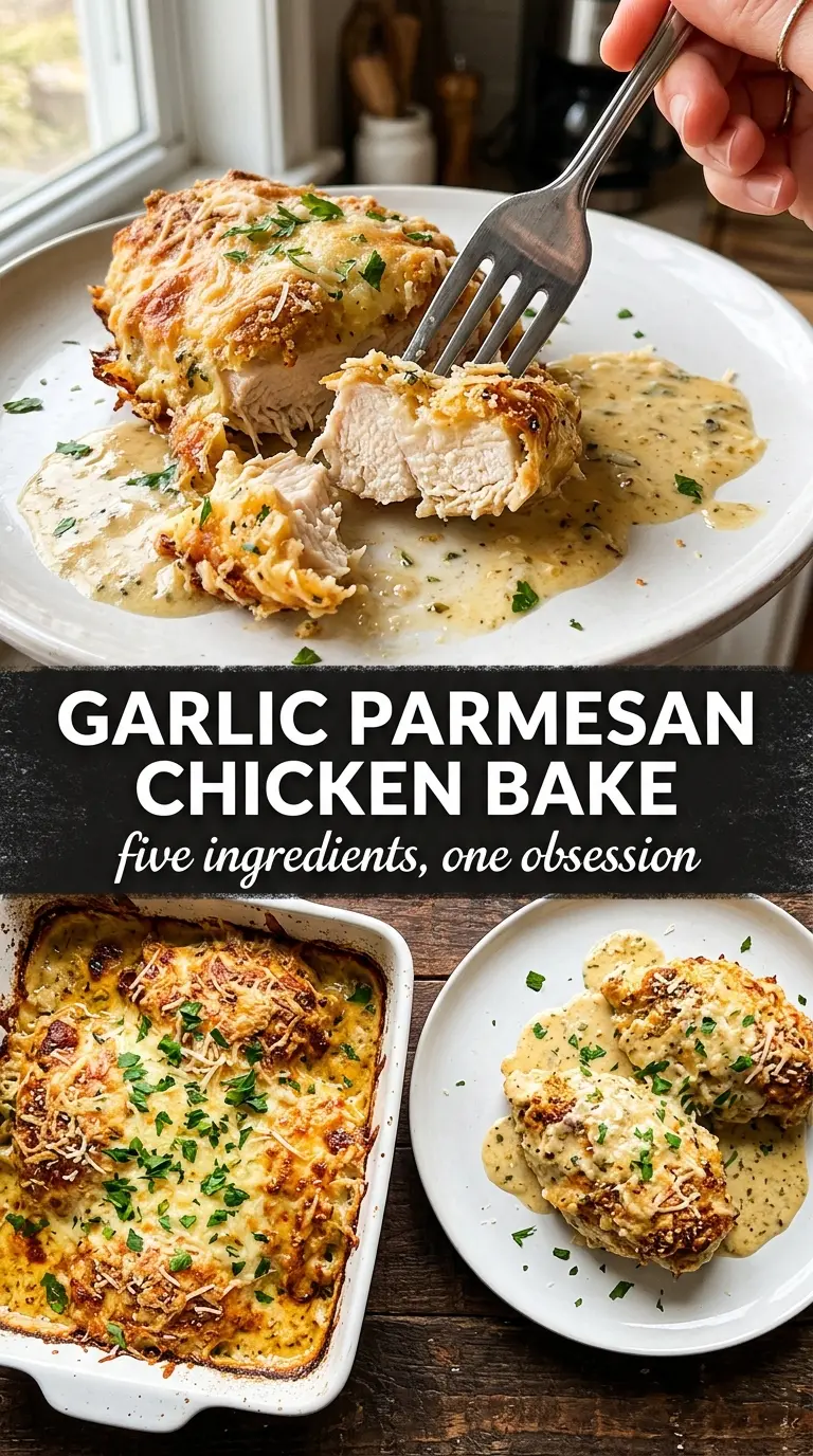 Baked chicken with sauce and herbs