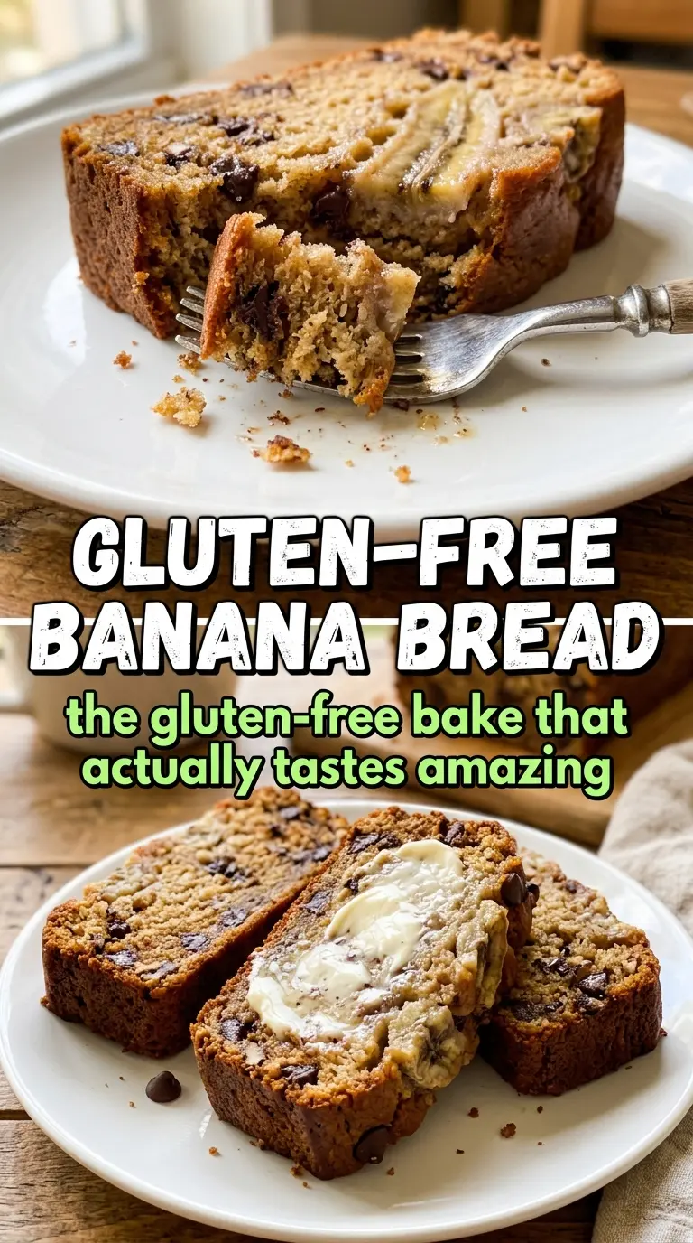 Slice of banana bread on a plate