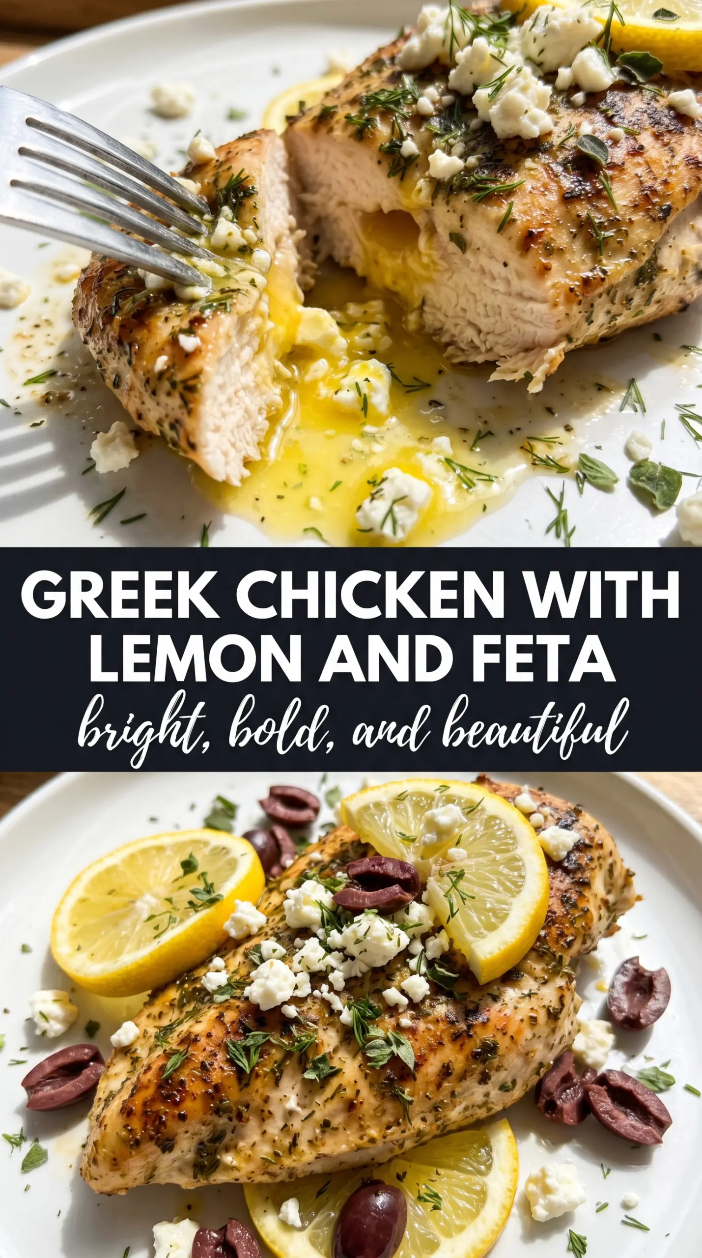 Creamy chicken dish with herbs and sauce