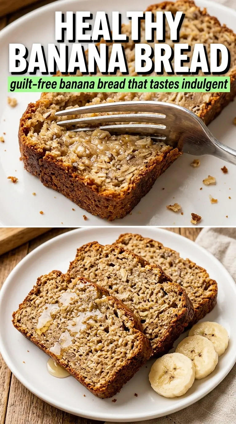 Healthy Banana Bread moist hearty sliced