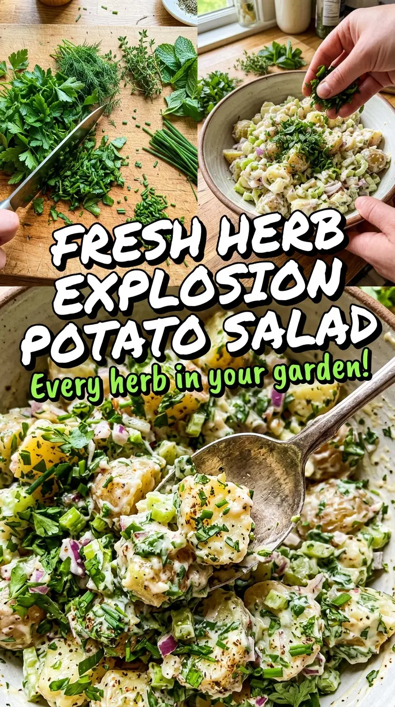 Herbed Potato Salad fresh herbs creamy