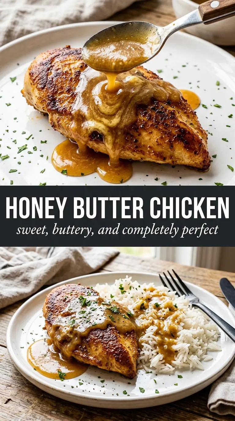 Baked chicken with sauce and herbs