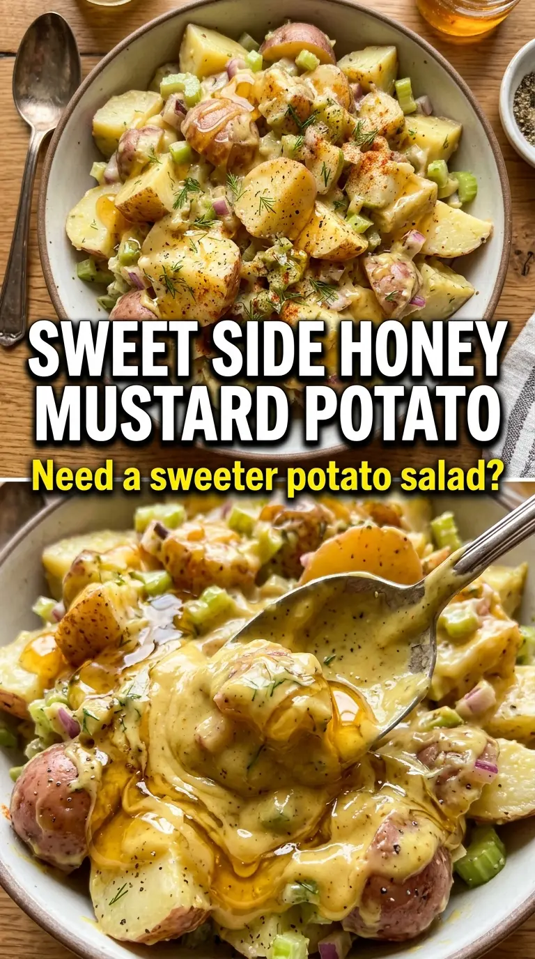 Honey Mustard Potato Salad sweet tangy creamy