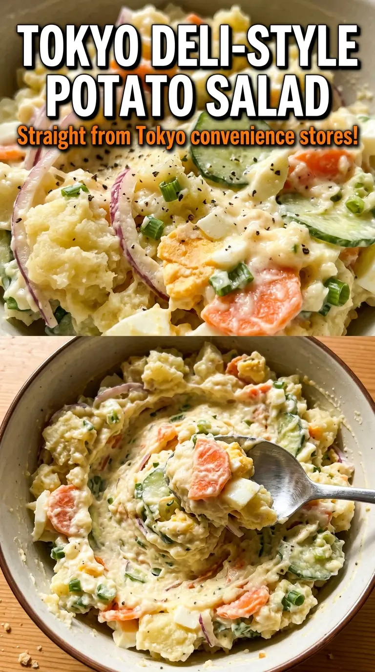 Japanese potato salad creamy vegetables