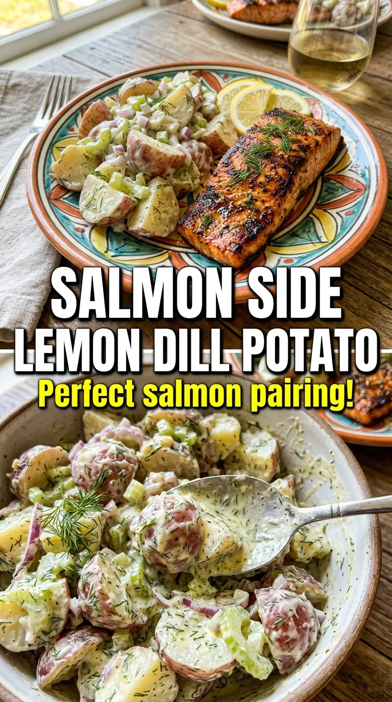 Lemon dill potato salad bright creamy
