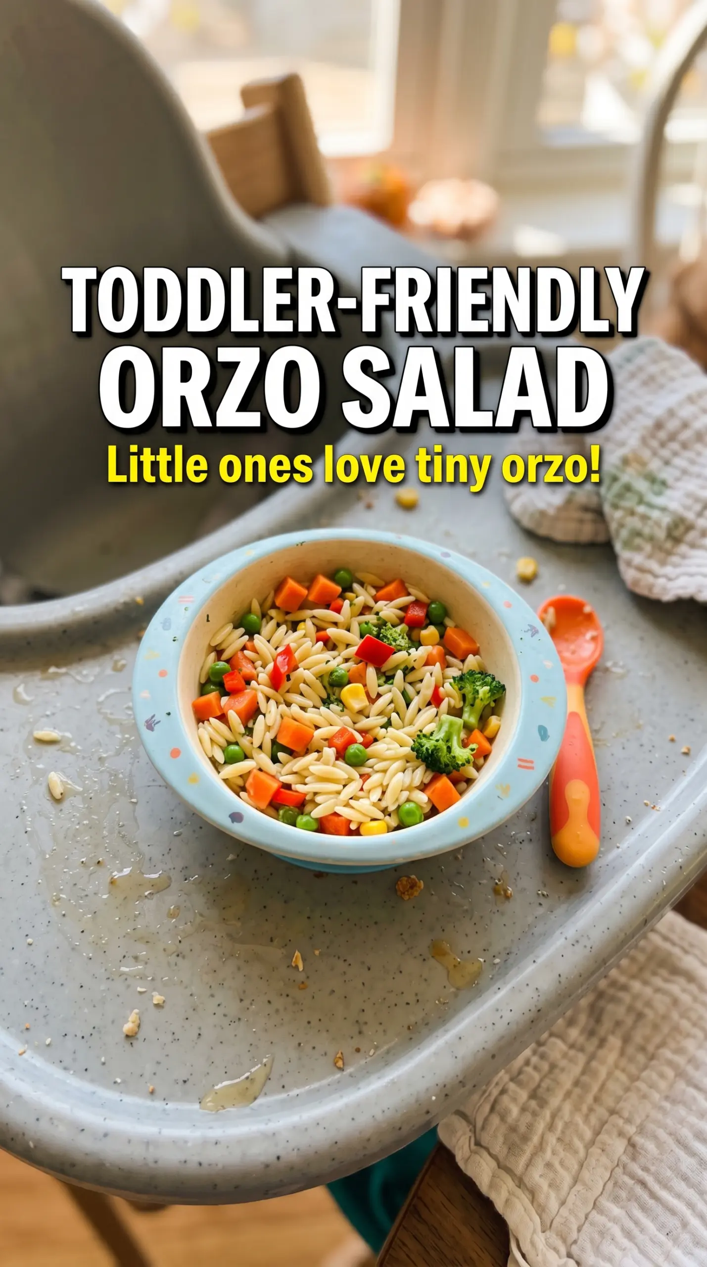 Orzo Salad lemon herb fresh vegetables